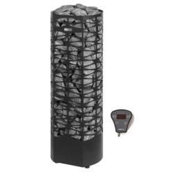 Calentador de sauna eléctrico - NARVI SAANA, negro  Calentador de sauna eléctrico - NARVI SAANA, negro