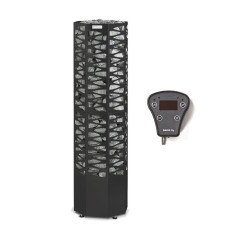 Calentador de sauna eléctrico - NARVI SMOOTH 10,5 kW, negro  Calentador de sauna eléctrico - NARVI SMOOTH 10,5 kW, negro