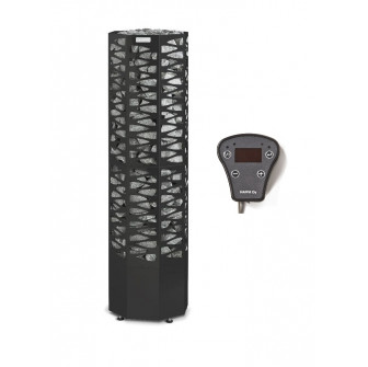 Calentador de sauna eléctrico - NARVI SMOOTH 10,5 kW, negro
