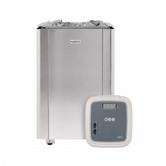 Calentador eléctrico para sauna - Narvi Ultra, con unidad de control.