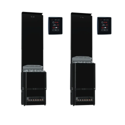 Calentador eléctrico para sauna - SAUNUM Experience Black F con panel de control 