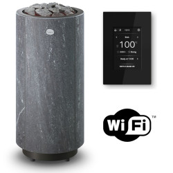 Calentador de sauna eléctrico TULIKIVI KAARNA Nobile, con panel de control WIFI  Calentador de sauna eléctrico TULIKIVI KAARNA Nobile, con panel de control WIFI