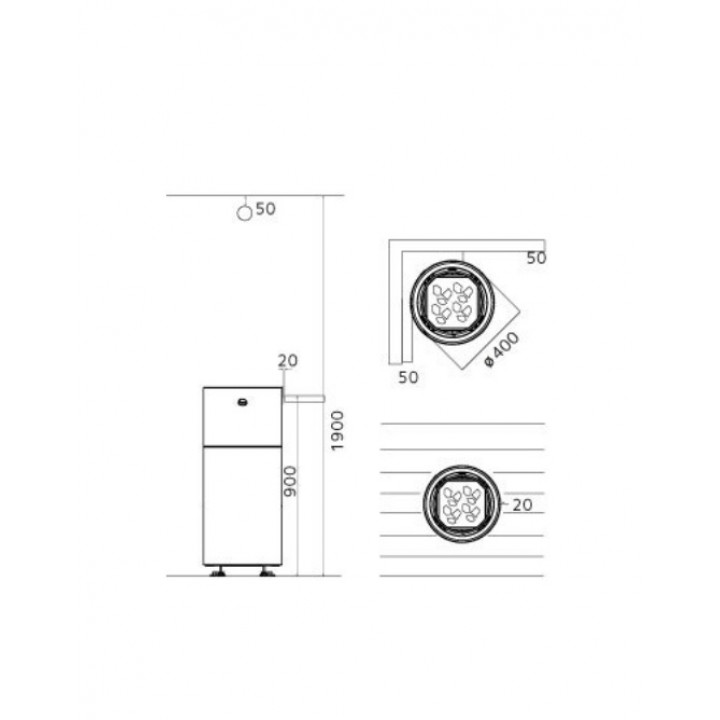 Calentador eléctrico para sauna TULIKIVI RIITE integrado, con panel de control.
