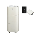 Calentador eléctrico para sauna TULIKIVI KUURA 2, blanco, con panel de control. - 0