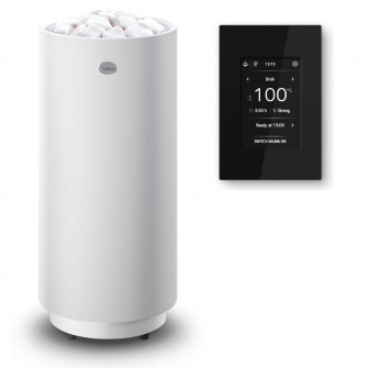 Calentador de sauna eléctrico TULIKIVI Pyry, con panel de control