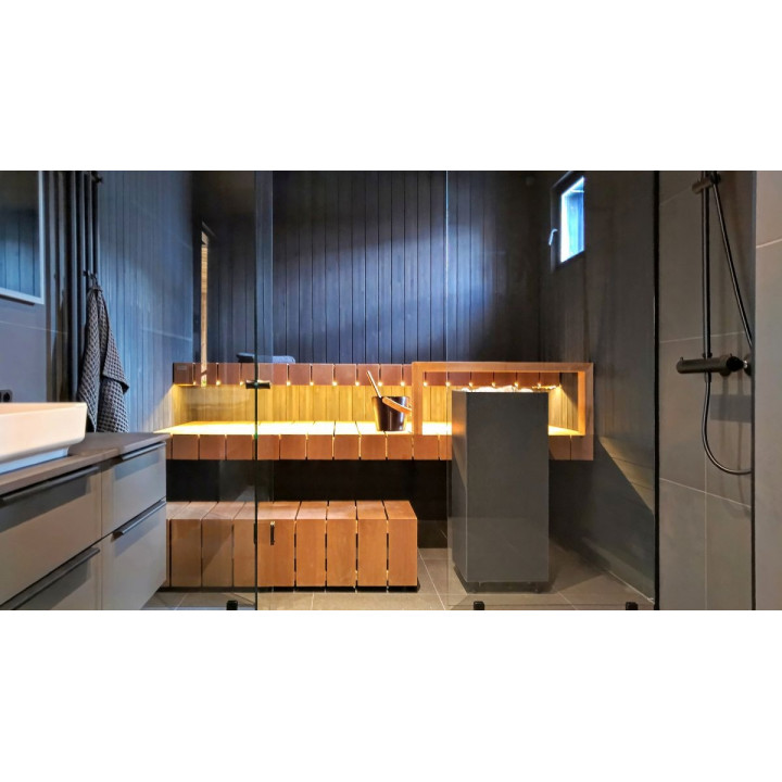 Calentador de sauna eléctrico TULIKIVI RAE, negro, sin panel de control