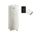 Estufa de sauna TULIKIVI RIITE, blanca, con panel de control - 0