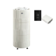Estufa de sauna TULIKIVI RIITE, blanca, con panel de control