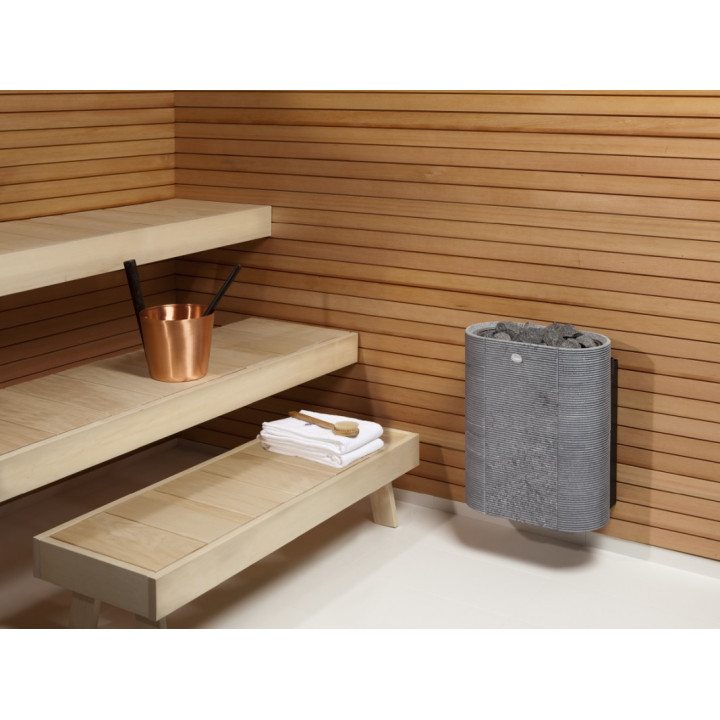 Calentador de sauna eléctrico TULIKIVI ROUTA con panel de control