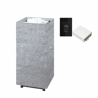 Calentador de sauna eléctrico TULIKIVI TUISKU TBH con panel de control