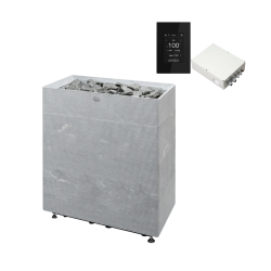 Calentador eléctrico para sauna TULIKIVI TUISKU XL RIGATA con panel de control 
