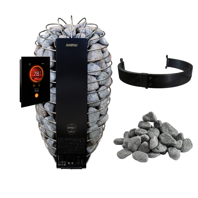 Calentadores eléctricos para sauna - HARVIA Spirit SP90FC 9.0 kW Fenix WiFi