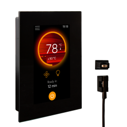 Kit de actualización de panel de control para calentador de sauna eléctrico - Harvia Fenix ​​FX002XW Wifi con pantalla táctil y sensor de puerta 