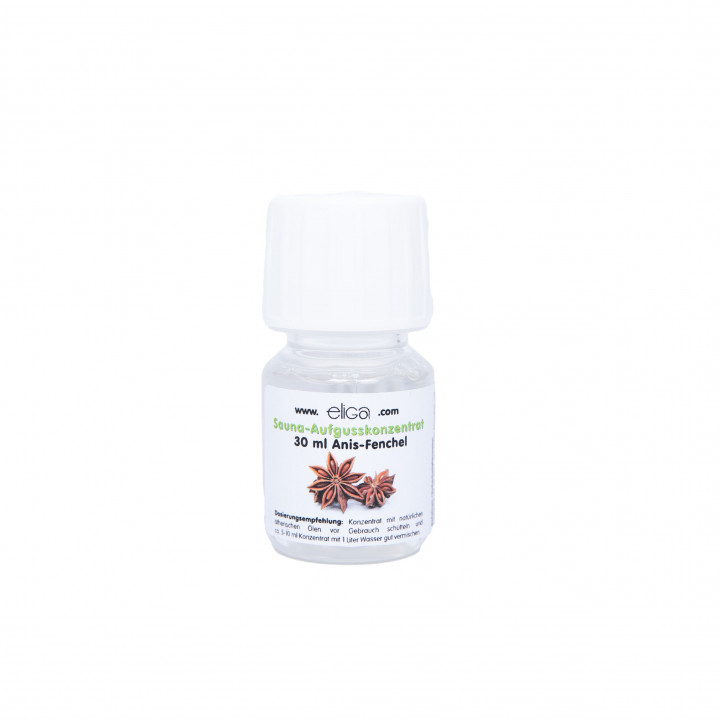 Concentrado para infusión de sauna ELIGA con anís e hinojo, 30 ml