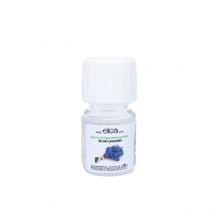 Concentrado de infusión de aceite etéreo para sauna ELIGA LAVANDA, 30 ml