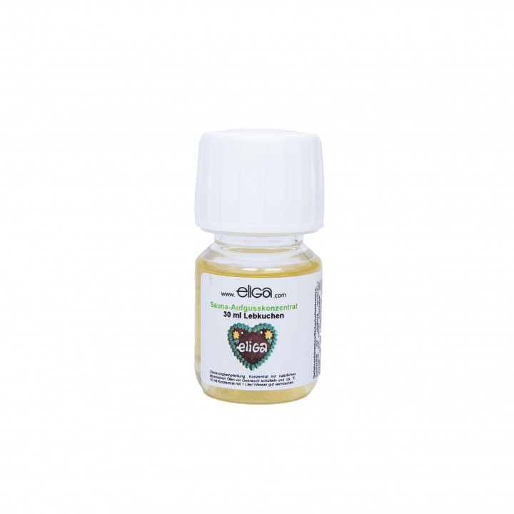 Concentrado para infusión de sauna ELIGA sabor pan de jengibre, 30 ml