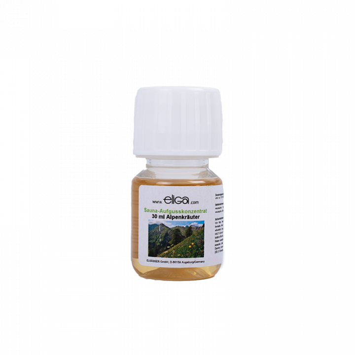 Concentrado para infusión de sauna ELIGA con hierbas alpinas, 30 ml