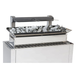 Marco de montaje para sistema de seguridad EOS + bandeja de piedra para estufas EOS 34.G HD 24-36kW  Marco de montaje para sistema de seguridad EOS + bandeja de piedra para estufas EOS 34.G HD 24-36kW