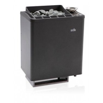Calentador de sauna eléctrico - EOS BI-O Tec, acabado efecto perla antracita