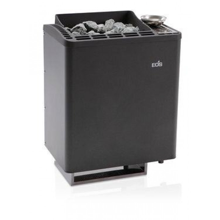 Calentador de sauna eléctrico - EOS BI-O Tec, acabado efecto perla antracita