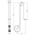 Repuestos - Resistencia para generador de vapor EOS - 3 Repuestos - Resistencia para generador de vapor EOS - 3