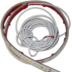 Tiras de LED EOS para baños de vapor, blanco cálido y colores RGB 