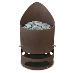 Calentador de sauna eléctrico - EOS Zeus HD, marrón 