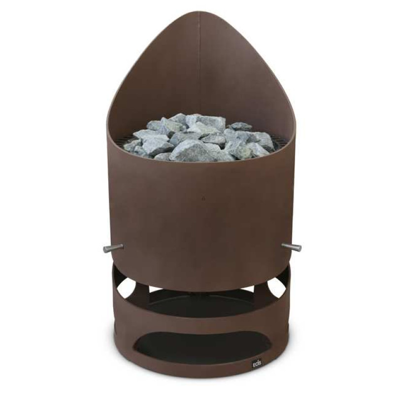 Calentador de sauna eléctrico - EOS Zeus HD, marrón