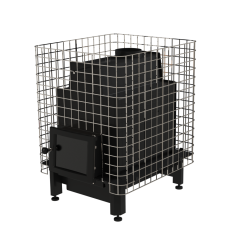 Estufa de leña para sauna VILPRA ETNA-22-N-V con hogar interior 