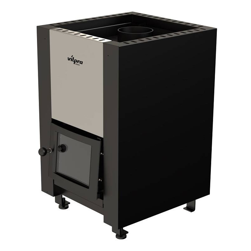 Estufa de leña para sauna - VILPRA FLAMO-14-V con hogar interior