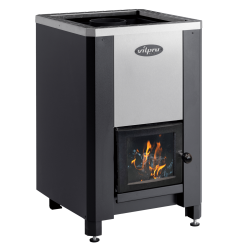 Estufa de leña para sauna VILPRA FORNAX-14-V con hogar interior 