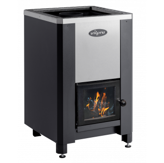 Estufa de leña para sauna VILPRA FORNAX-14-V con hogar interior