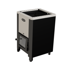 Estufa de leña para sauna - VILPRA FORNAX-E-V con hogar interior 