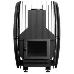 Estufa de leña para sauna VILPRA FORNAX QUEEN-14-V con hogar interior 