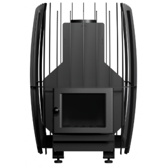 Estufa de leña para sauna VILPRA FORNAX QUEEN-14-V con hogar interior