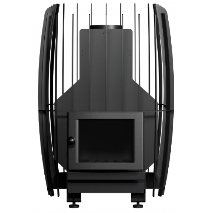 Estufa de leña para sauna VILPRA FORNAX QUEEN-14-V con hogar interior