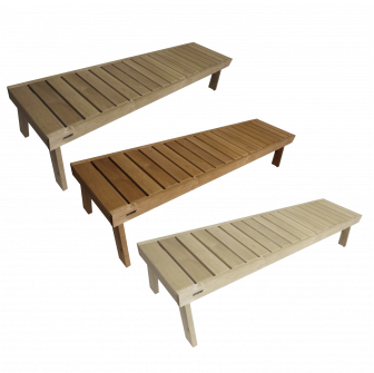 Banco de sauna Harvia Formula, 1200 x 450 mm