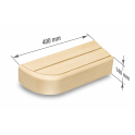 Elemento de banco final para bancos de sauna modulares, Aspen - 7