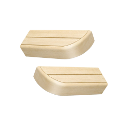 Elemento de banco final para bancos de sauna modulares, Aspen 