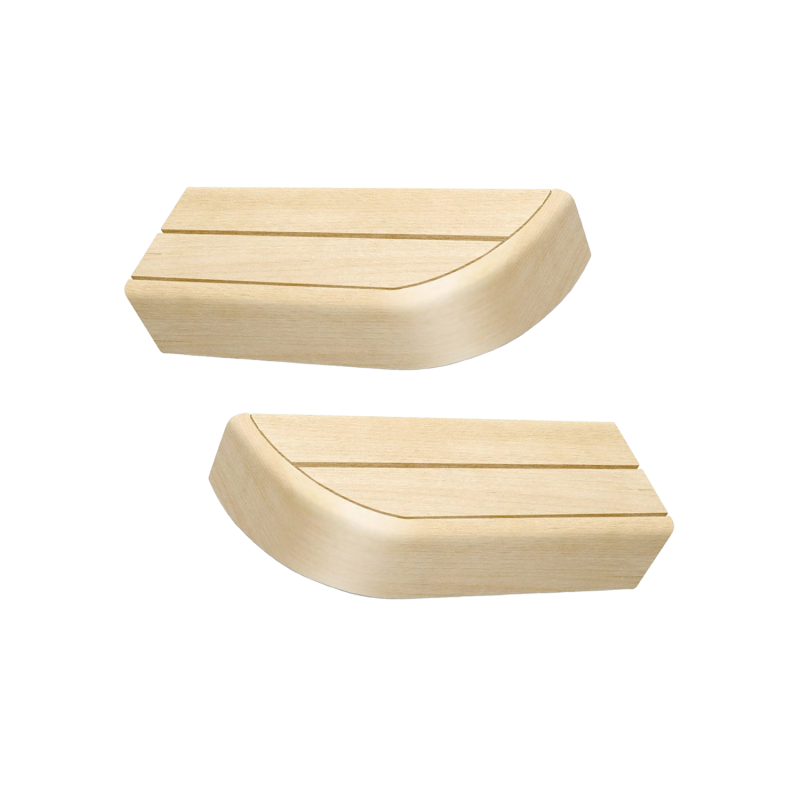 Elemento de banco final para bancos de sauna modulares, Aspen