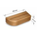 Elemento de banco final para bancos de sauna modulares, Thermo aspen - 7