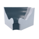 Asiento de sauna de vapor V-1, asiento de esquina