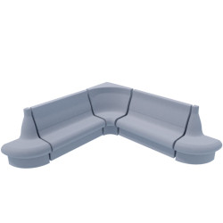 Asiento de sauna de vapor V-2 