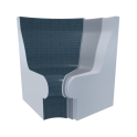 Asiento de sauna de vapor V-2 - 3
