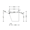 Asiento de sauna de vapor V-3 - 5