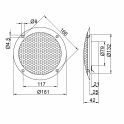 Altavoces para sauna GFR1060, 2 unidades - 1