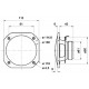 Altavoz de sauna FRS 10 WP