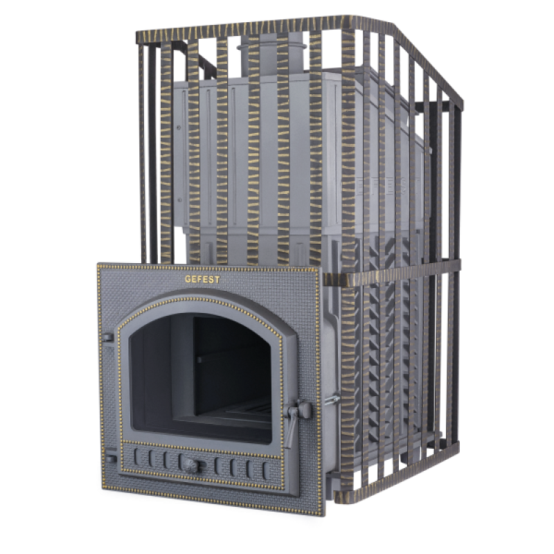 Estufa de sauna de leña - Gefest GFS ZK Uragan 40 (M) en rejilla