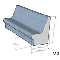 Asiento de sauna de vapor V-2 - 0