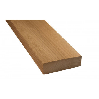 Tablero de banco, 28 x 90 mm, álamo termoendurecido, clase A, 4 uds.